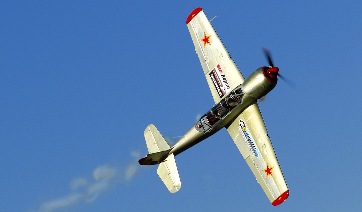 Air Australian and Victorian Aerobatic Champion puts Yak-52TW through it's paces